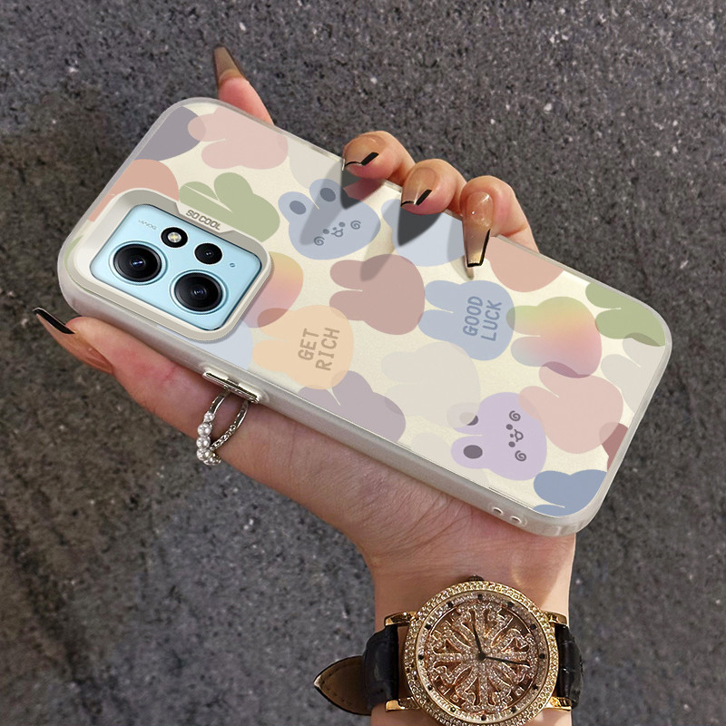 เคสสำหรับ Xiaomi Redmi Note 12 4G Note 12 Pro 5G Note 11 Pro 5G เคสป้องกันการกระแทกโปร่งใสสำหรับเคสโทรศัพท์มือถือ
