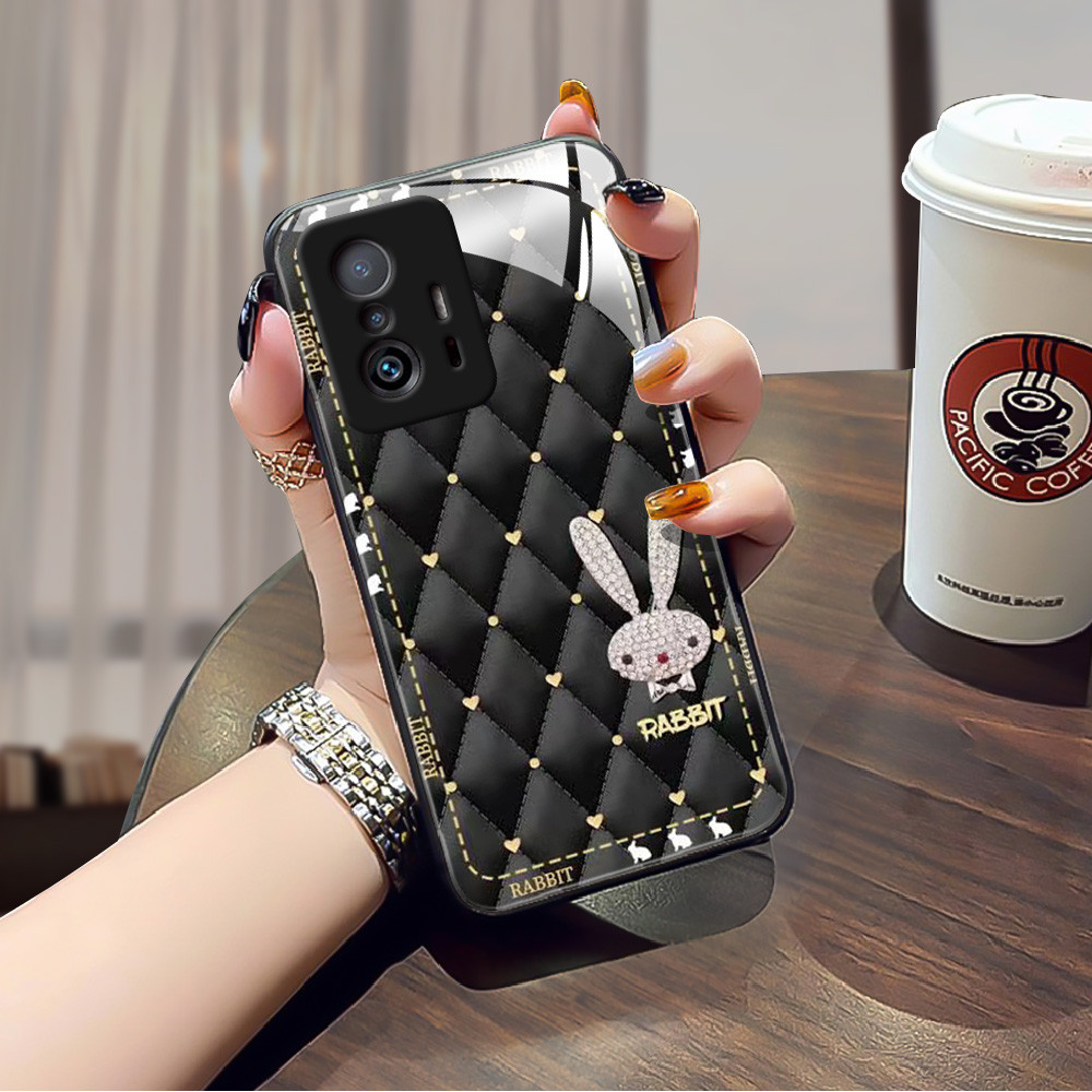 หูกระต่าย เคส กระจก Xiaomi Mi 11t 11T pro 10 Ultra h3f1923
