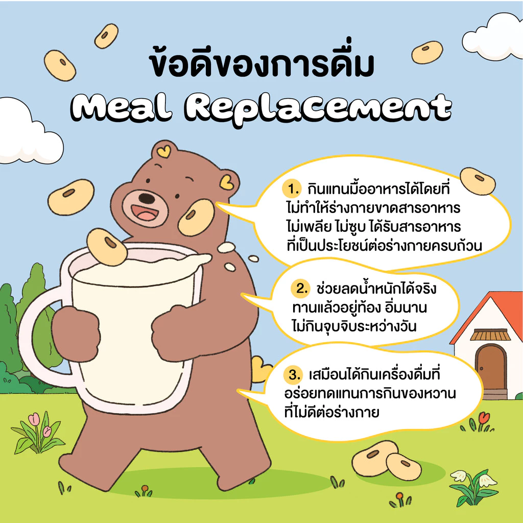 [ช้อปครบ รับฟรี]  Dr.PONG LOD 001 Meal Replacement (MRP) ผลิตภัณฑ์ทดแทนมื้ออาหาร (อาหารควบคุมหรือลดน้ำหนัก) thumbnail 7