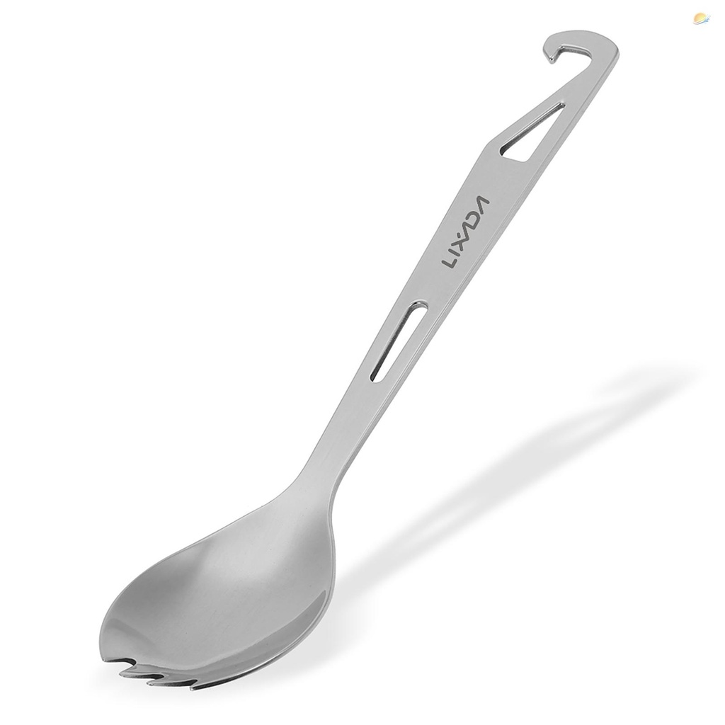 Spork Lixada Stainless Steel Spork with Bottle Opener Lightweight Outdoor Dinner Spork Flatware for