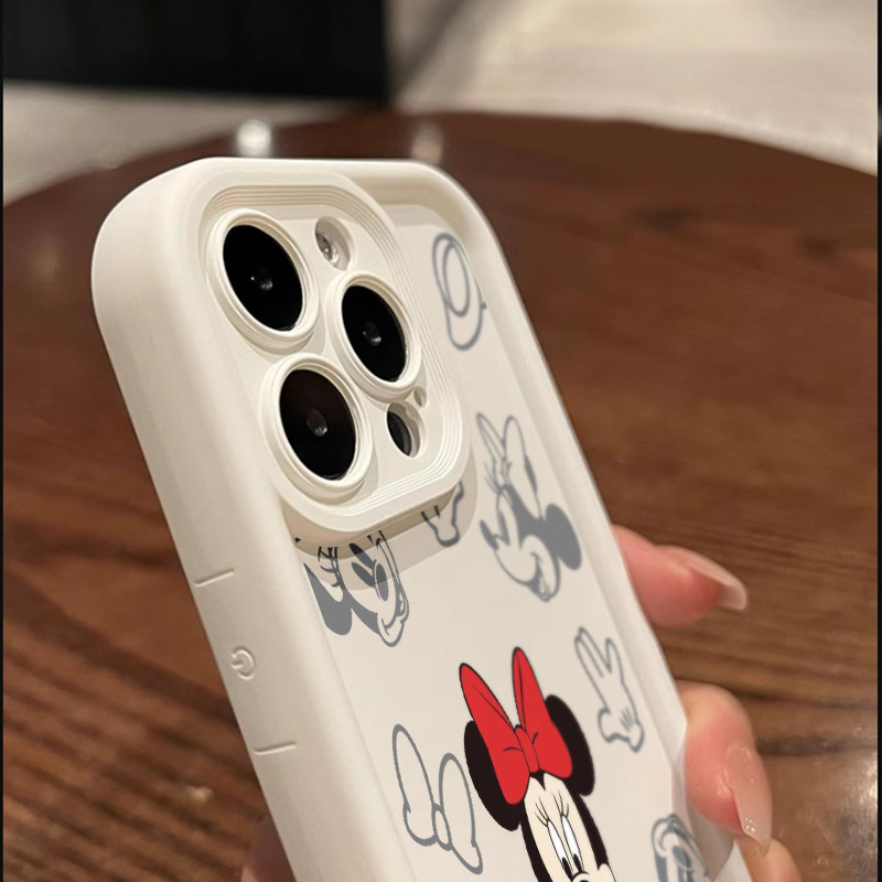 เคสสำหรับ VIVO Y21 Y21s Y21T Y21E Y21A Y21G Y33T Y33s เคสป้องกันซิลิโคนกันตกลายเคสโทรศัพท์มีลายมิกกี้มินนี่ - รูปที่ 6