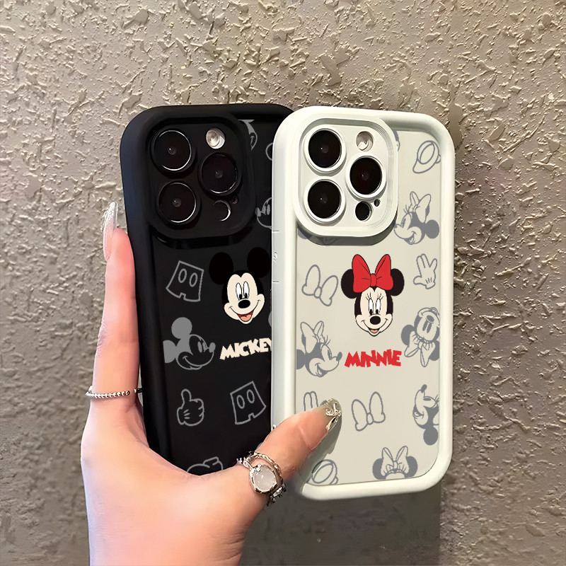 เคสสำหรับ VIVO Y21 Y21s Y21T Y21E Y21A Y21G Y33T Y33s เคสป้องกันซิลิโคนกันตกลายเคสโทรศัพท์มีลายมิกกี้มินนี่ - รูปที่ 7