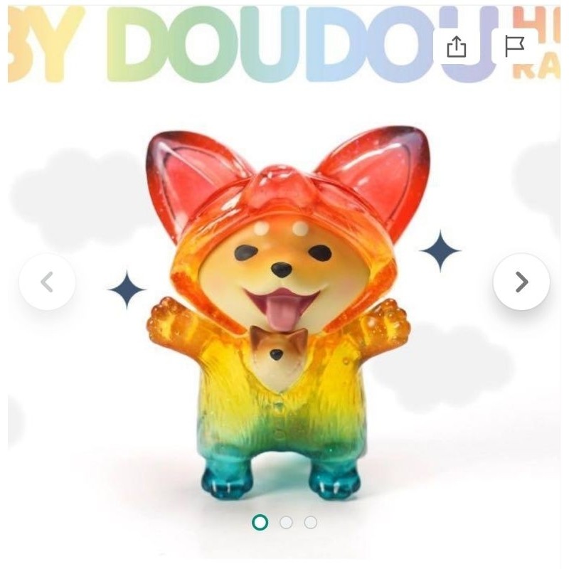 ⭐พร้อมส่ง⭐ Toy Zero+ - Baby DouDou - Rainbow Transparent (Art Toy/Designer Toy)