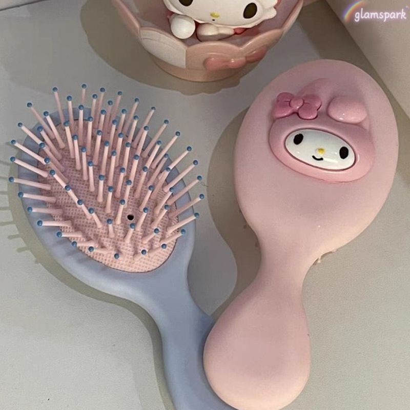Glamspark การ์ตูนน่ารักถุงลมนิรภัยหวี Sanrio Air Cushion หวีแบบพกพานวด Air Cushion หวีมินิ