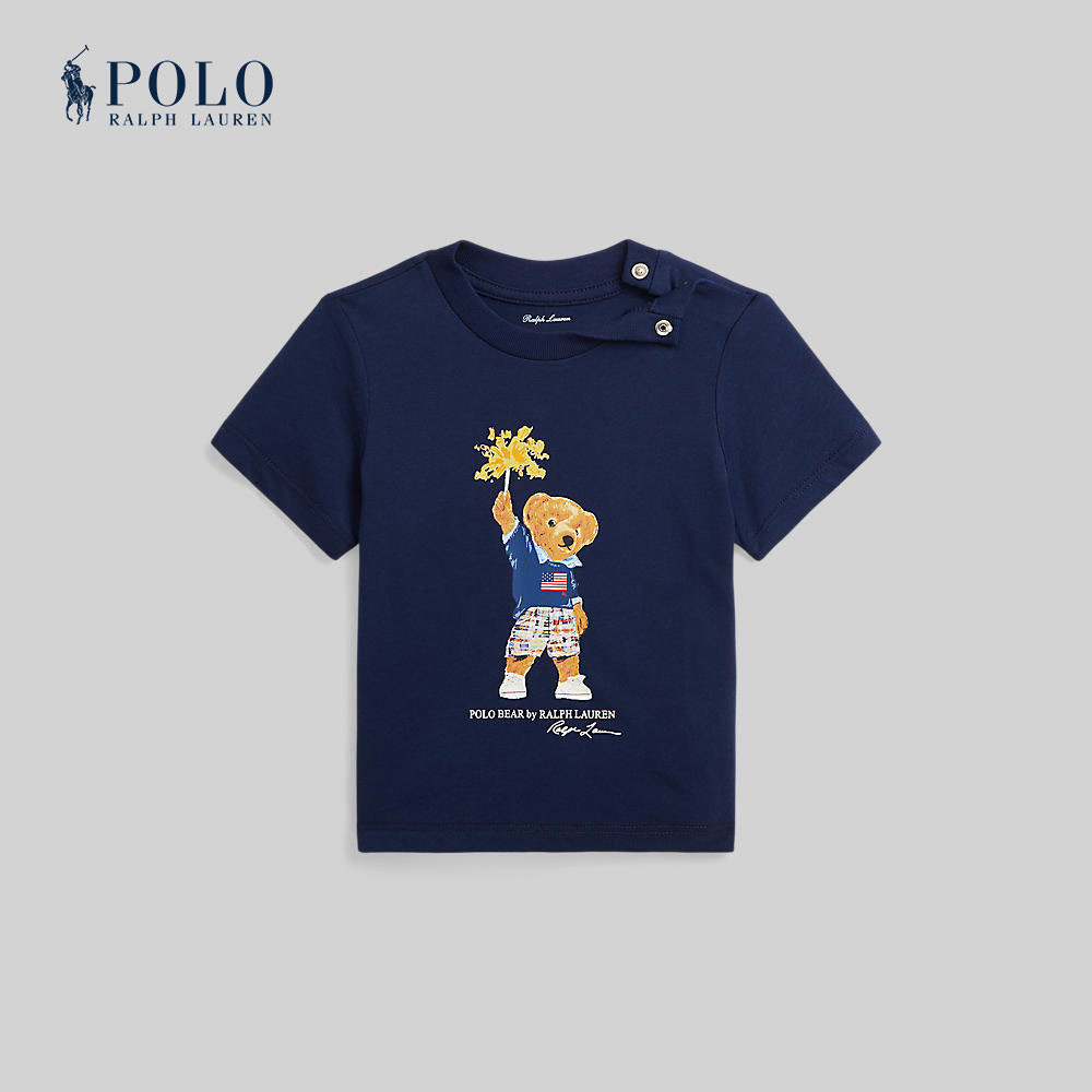 Polo Ralph Lauren Kids เสื้อยืดเด็กผู้ชาย Polo Bear Cotton Jersey Tee รุ่น CWPOTSHI8020343 สีกรมท่า
