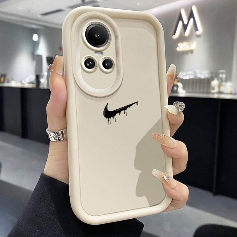 เคสสำหรับ OPPO Reno 10 5G OPPO Reno 10 Pro 5G เคสโทรศัพท์ซิลิโคนนิ่มกันกระแทกแบรนด์อินเทรนด์