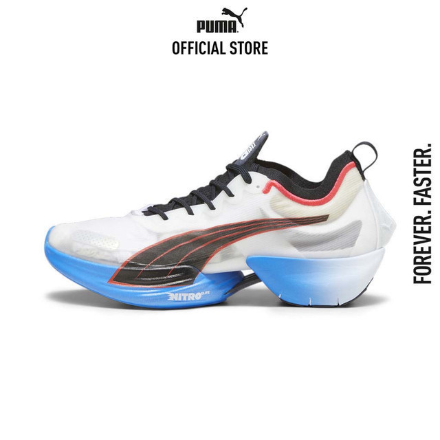 PUMA RUNNING - รองเท้าวิ่งผู้ชาย Fast-R Nitro Elite สีขาว - 19533609