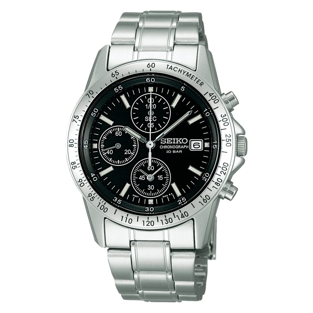 [นาฬิกา Seiko] นาฬิกา Seiko Selection Men's Quartz Chronograph Watch สินค้าใหม่ของแท้ sol