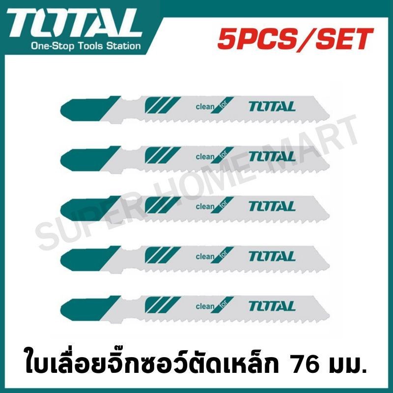 Total ใบเลื่อยจิ๊กซอว์ตัดเหล็ก 76 มม. รุ่น TJSBT118B