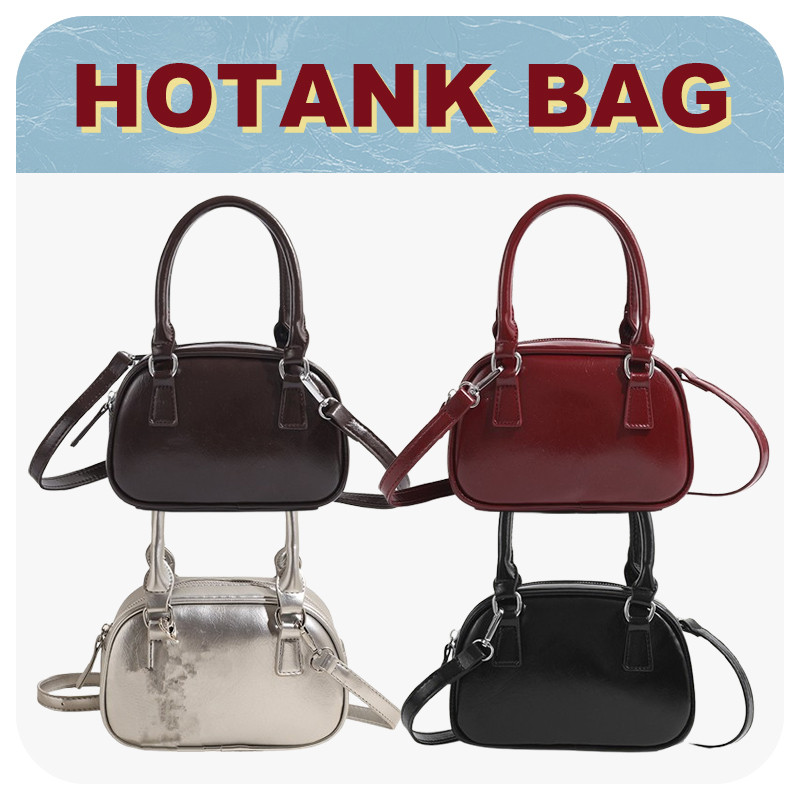 HOTANK กระเป๋าสะพายไหล่ สะพายข้าง กระเป๋าสะพายหนังทรงยอดฮิตมีสายสะพายยาวให้ แบบพกพา แฟชั่นสําหรับผู้หญิง