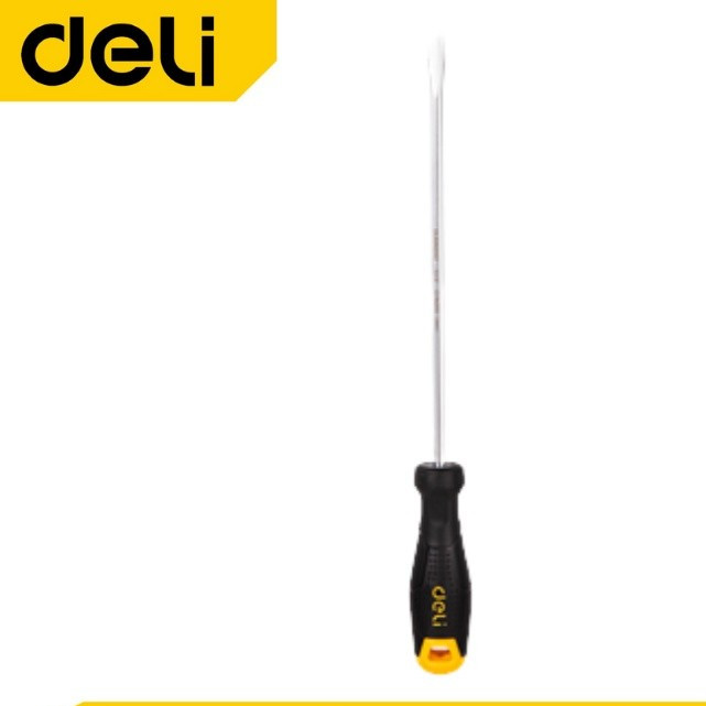 Deli ไขควงปากแบนSL6*125mm  DL6261251