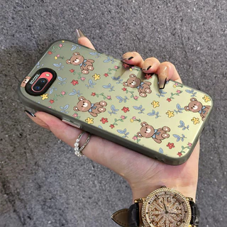 เคสสำหรับ OPPO A5 A3s A12e A7 A5s A12 A12s A11k Realme C1 เคสป้องกันเคสมือถือโปร่งแสงกระต่ายหมี