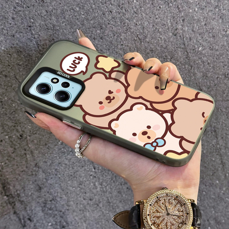 เคสสำหรับ Xiaomi Redmi Note 12 4G Note 12 Pro 5G Note 11 Pro 5G เคสหมีเคสห่อหุ้ม