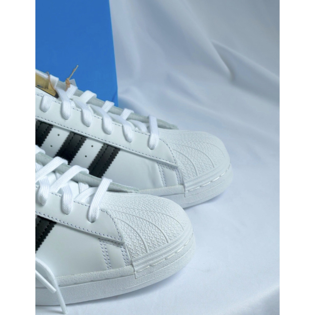 (ของแท้ 💯) Adidas Originals SUPERSTAR "Black/White"  รองเท้าผ้าใบลำลองกันลื่นต