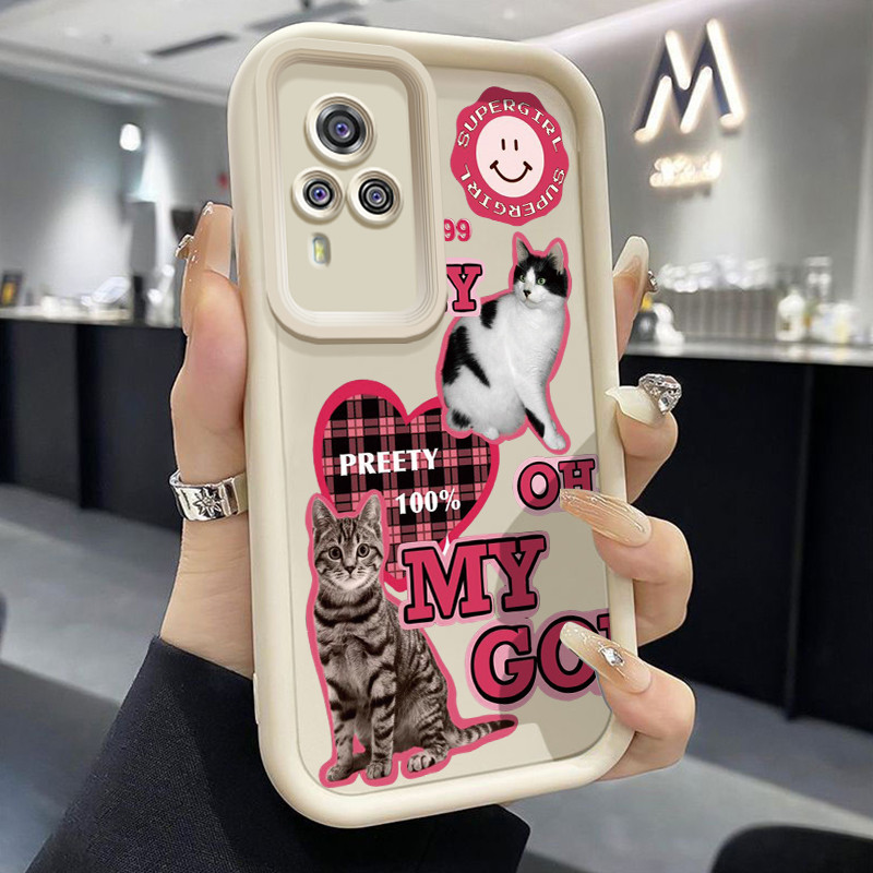 เคสสำหรับ VIVO Y51 2020 Y51A 2020 Y31 2020 Y53s Y33 เคสนิ่มซิลิโคนเคสโทรศัพท์เป็นคู่ลดการตกที่ทันสมัย