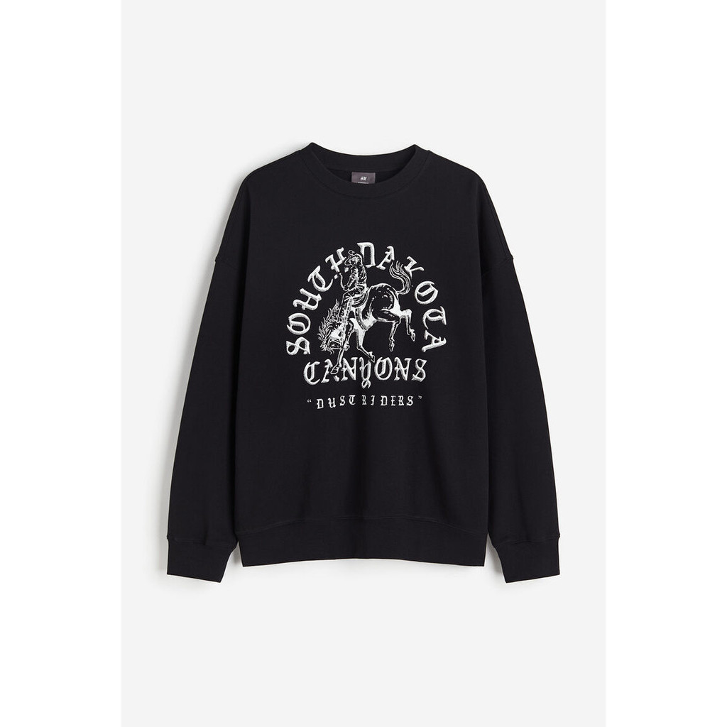 H&M Man Oversized Fit Printed sweatshirt 1048152_3