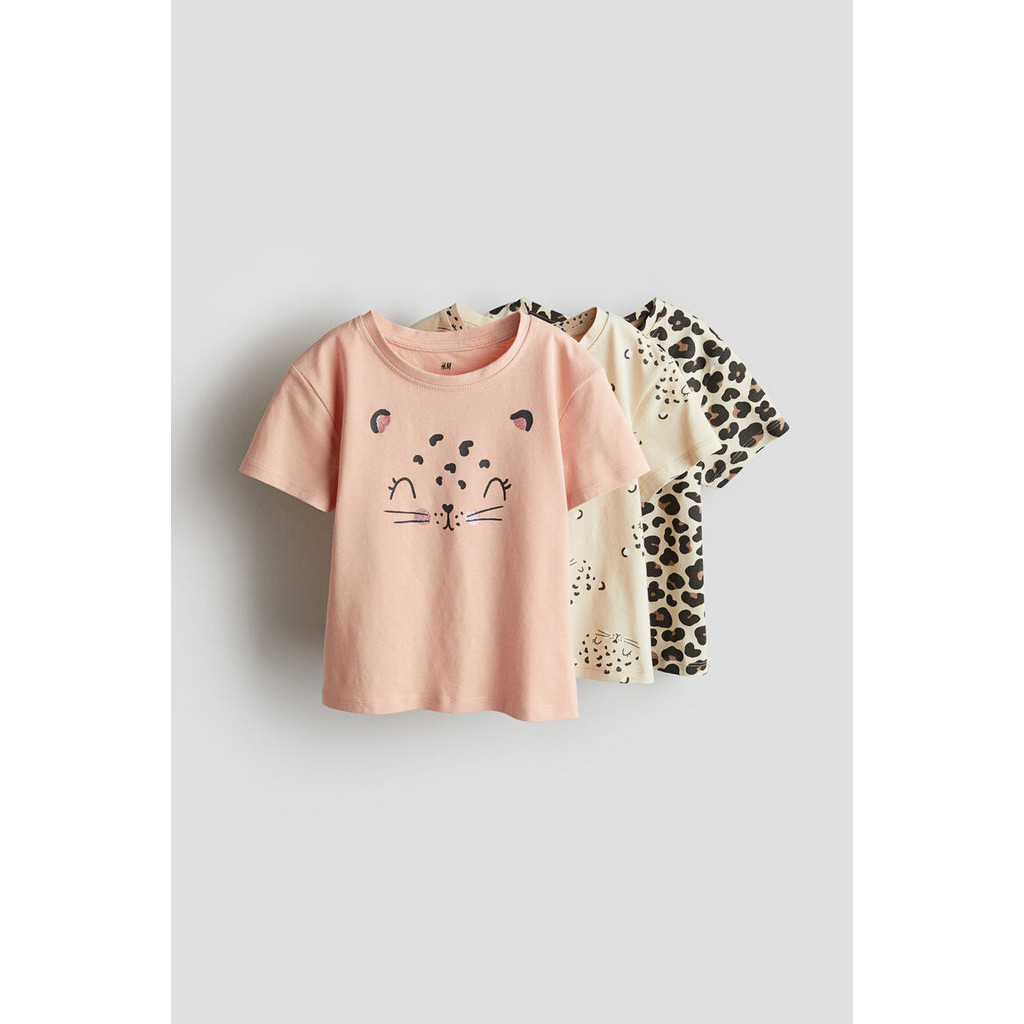 H&M Girl 3-pack cotton jersey tops 1066782_3
