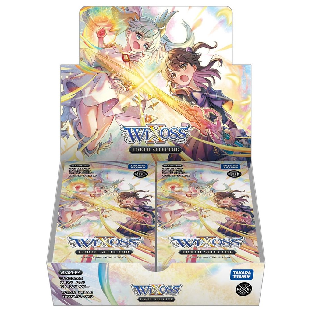 TAKARA TOMY WIXOSS WX24-P4 TCG Booster Pack FORTH SELECTOR BOX สินค้าแท้ใหม่ล่าสุดที่จำหน่ายในญี่ปุ่