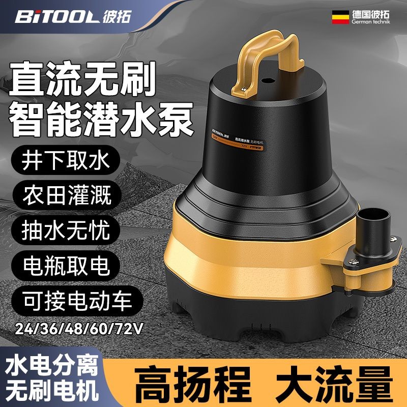 ปั๊มจุ่ม DC ปั๊มน้ำในครัวเรือน24v48v60v