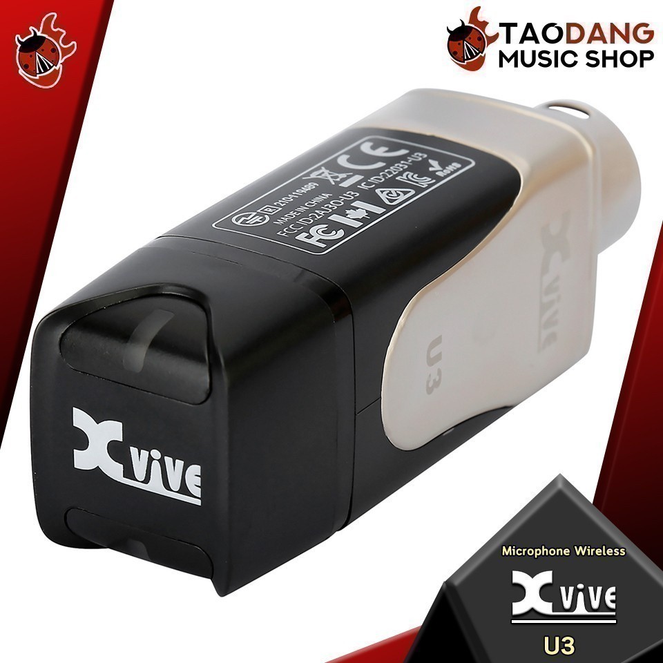 ส่วนลด 3,000.- MAX ไวเลสไมโครโฟนไดนามิก Xvive U3 - Dynamic Microphone Wireless Xvive U3 ครบชุด เต่าเเดง