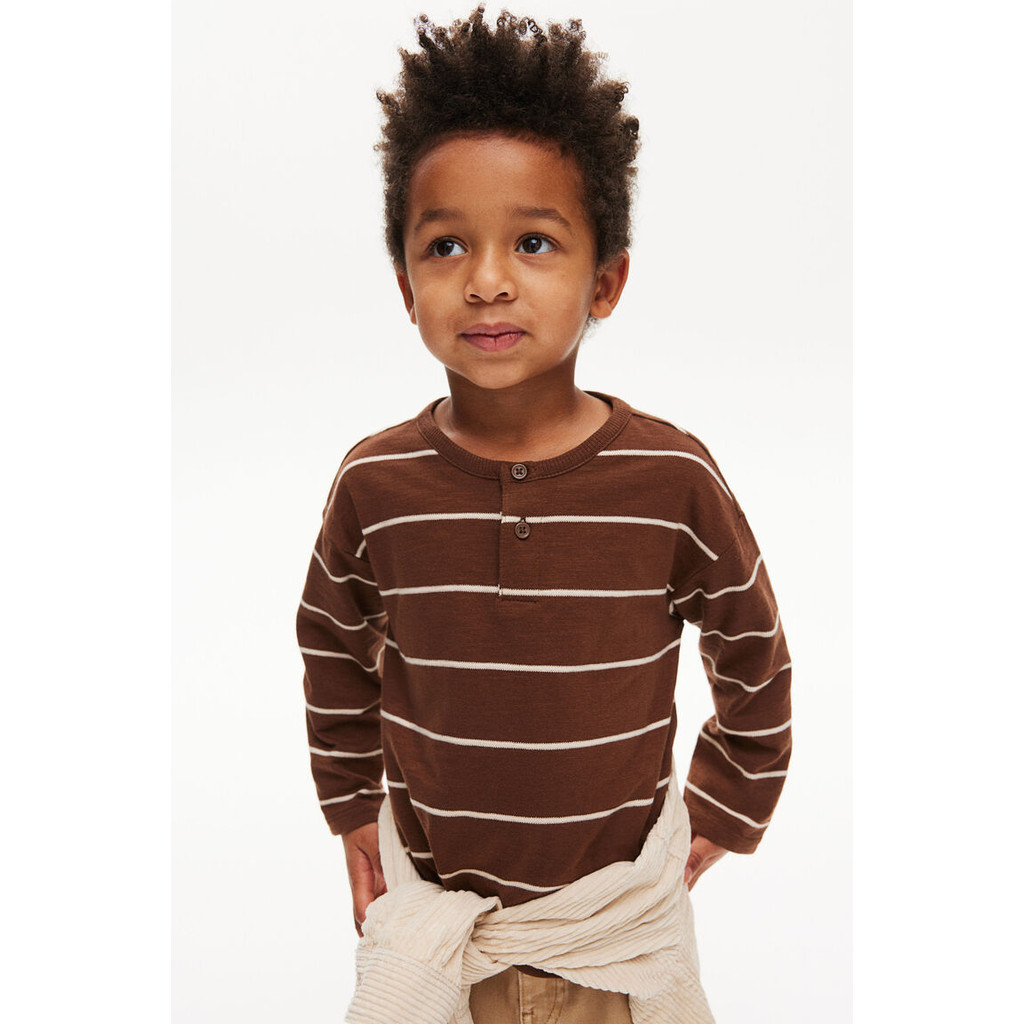 H&M Boys Henley top เสื้อ 1253081_1
