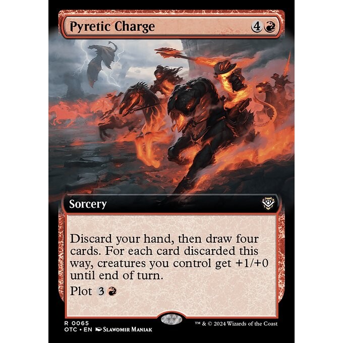 [Outlaws of Thunder Junction Commande] - [OTC] - (R) -[Pyretic Charge] - [2024]