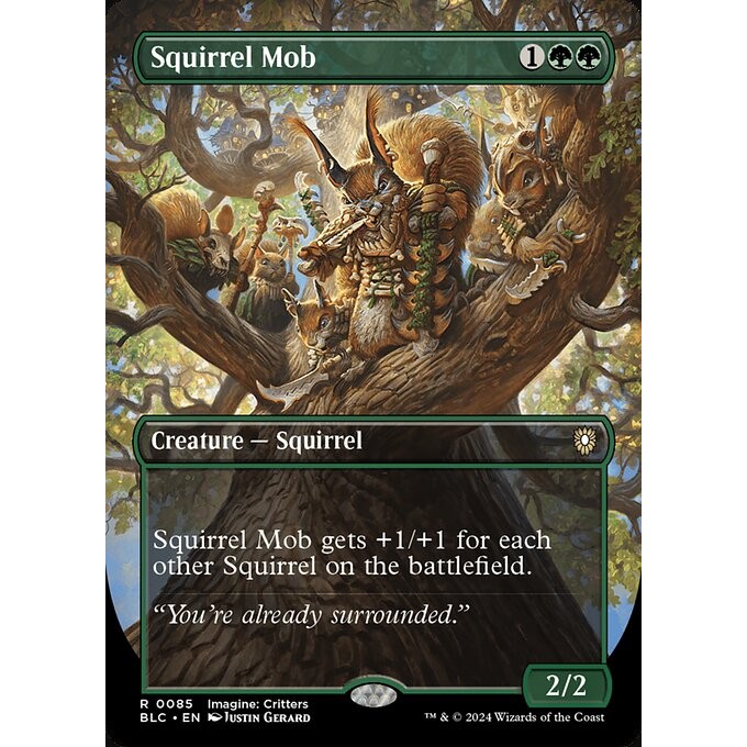 [Bloomburrow Commander] - [BLC] - (R) -[Squirrel Mob] - [2024]
