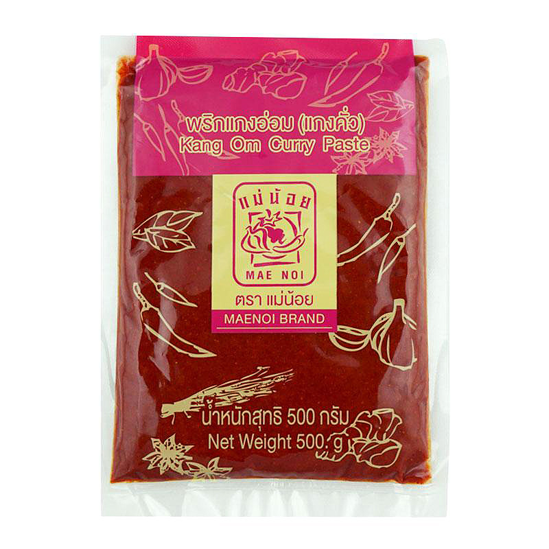 แม่น้อย พริกแกงอ่อม (แกงคั่ว) 500 กรัม MAE NOI Kang Om Curry Paste 500 g