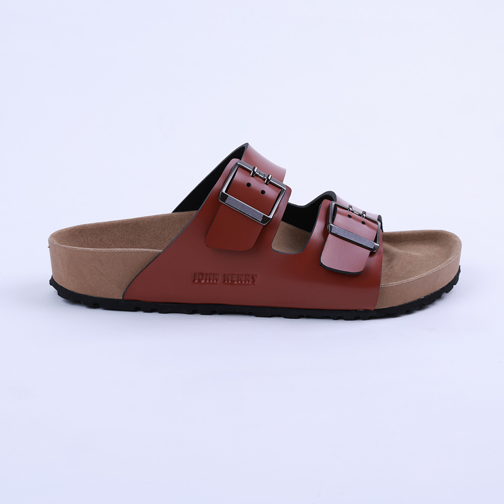 John Henry รองเท้าแตะผู้ชาย รุ่น JH F624MSDAC66 - สีน้ำตาล