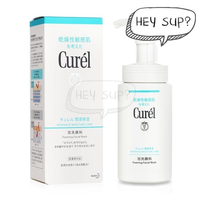 Curel Intensive Moisture Care Foaming Wash 150ml [For Sensitive Dry Skin]