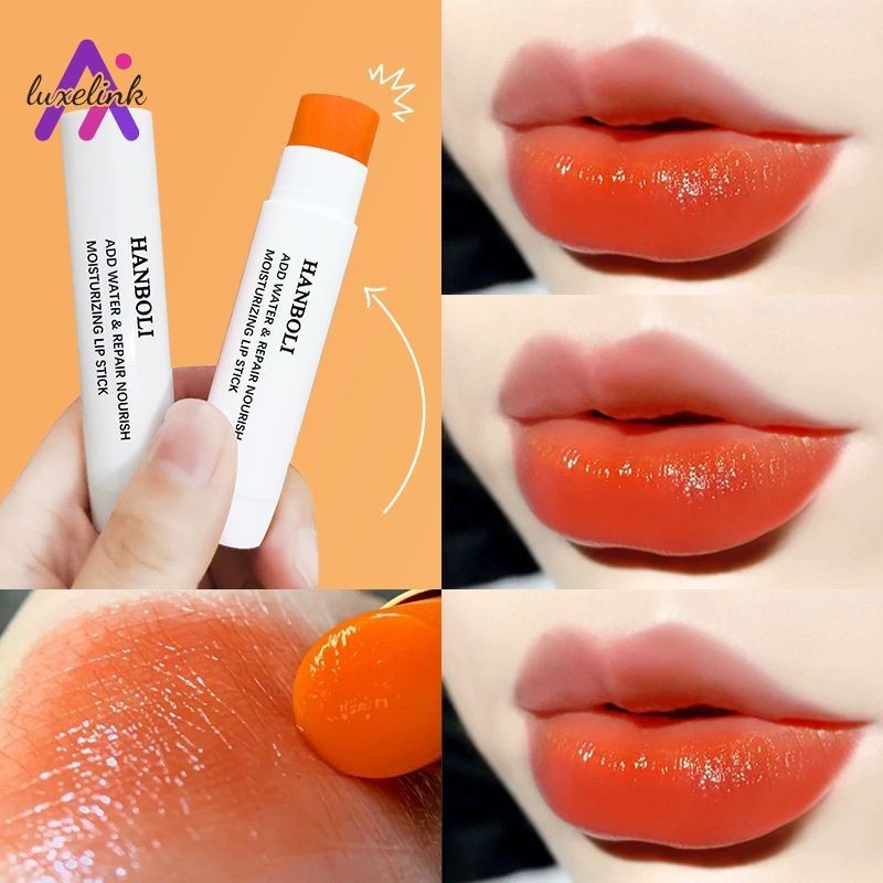 luxelinkลิปบาล์มเปลี่ยนสีให้ความชุ่มชื้นลิปสติกเปลี่ยนอุณหภูมิป้องกันการแตกร้าว