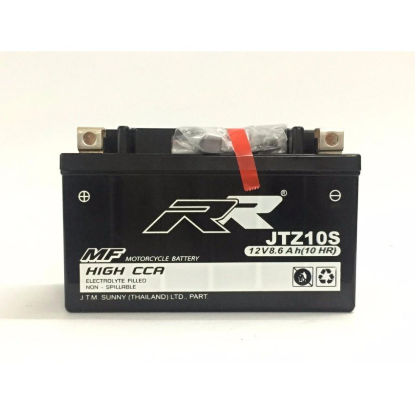 แบต BIGBIKE แบตเตอรี่ BIGBIKE แบตมอเตอร์ไซค์ บิ๊กไบค์ RR JTZ10S 12V 9.1Ah