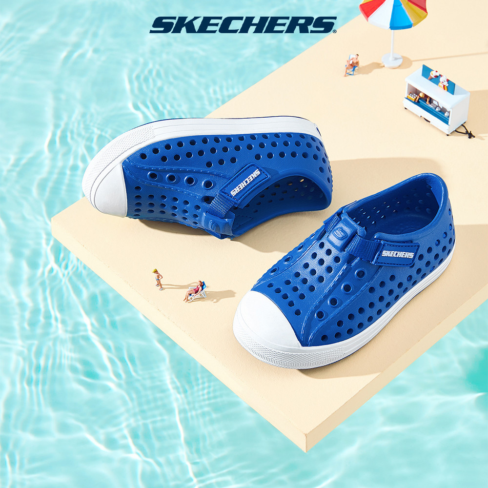 Skechers สเก็ตเชอร์ส รองเท้าแตะ เด็กเล็กผู้ชาย Foamies Cali Gear Guzman 2.0 Sandals - 91991N-RYL