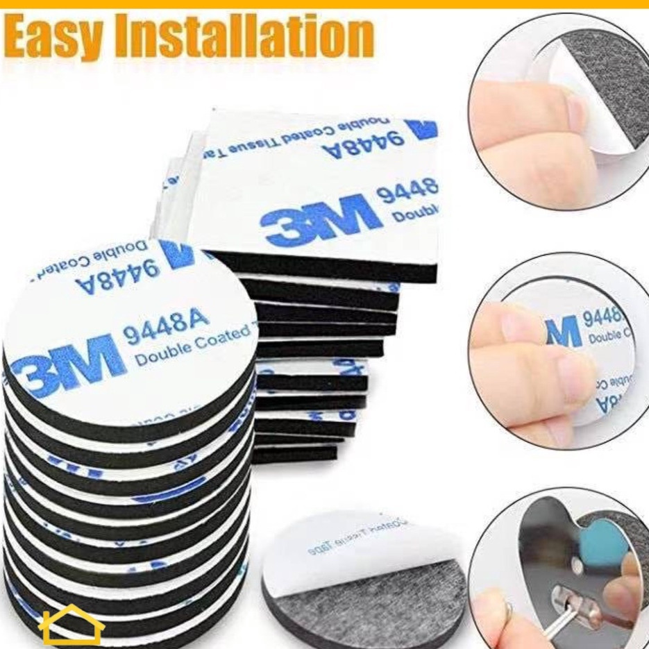 ✨COD✨nyotaer.th 10 ชิ้นชุด 3M Strong Pad กาวสองหน้าอะคริลิคเทป Sticky Tape สองด้าน