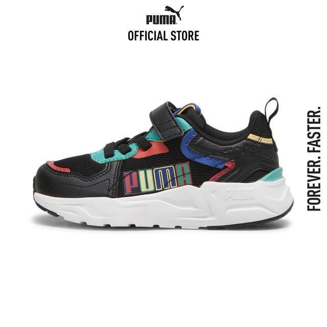 PUMA KIDS - รองเท้าผ้าใบเด็ก Trinity Lite Ready, Set, Better สีดำ 39546302