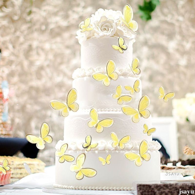 🛒 Golden Edge Butterfly Baking Plugin สีสันผีเสื้อเค้กตกแต่งเค้กวันเกิด Plugin