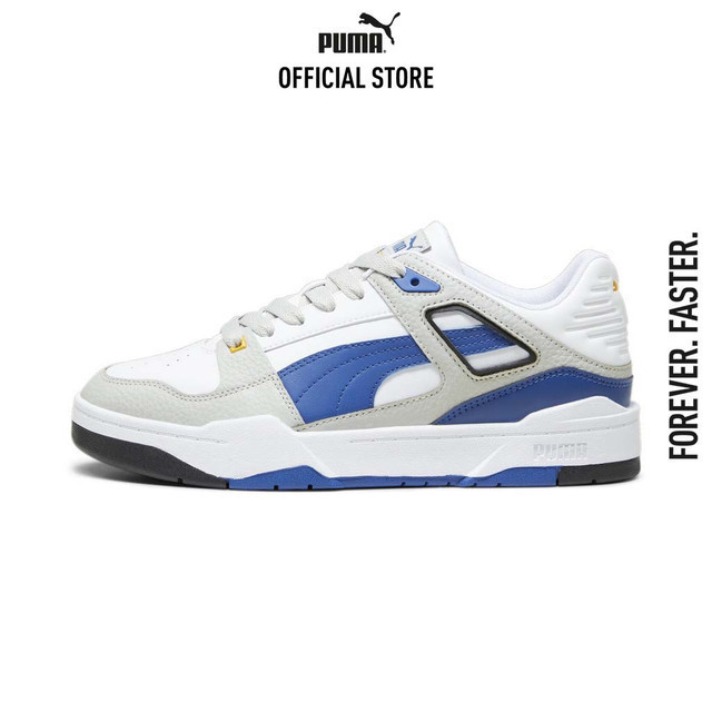 PUMA EVOLUTION - รองเท้าผ้าใบ Slipstream Leather สีขาว - 38754423