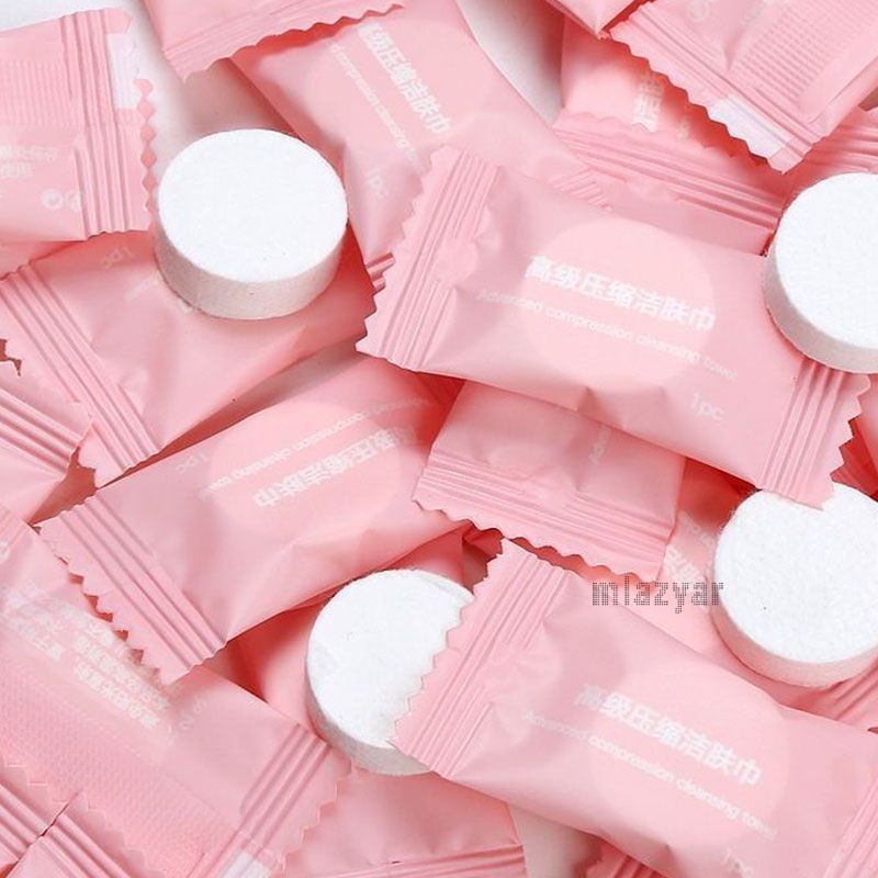 😍COD😍ผ้าขนหนู ผ้าฝ้ายอัดเม็ด แบบใช้แล้วทิ้ง ขนาดพกพ