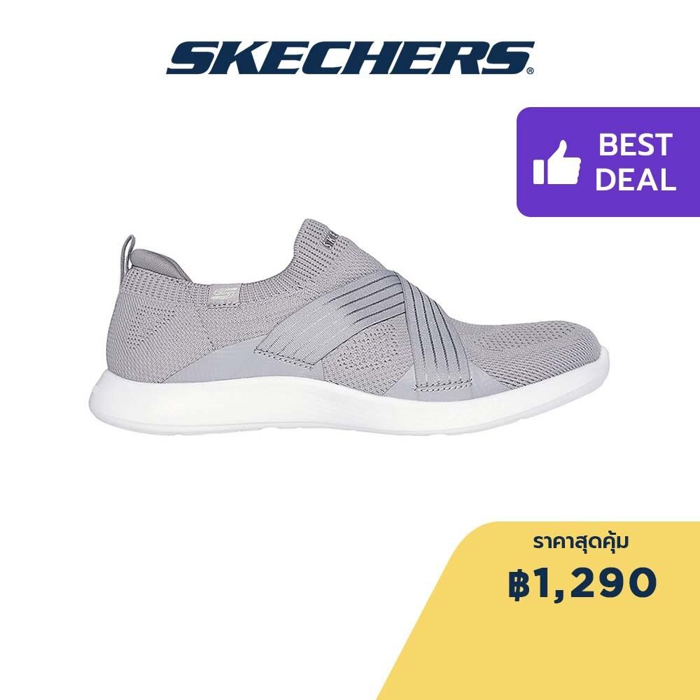 Skechers สเก็ตเชอร์ส รองเท้าผู้หญิง Women Vapor Foam Lite Sport Active Shoes - 104487-GRY - Air-Cooled Memory Foam