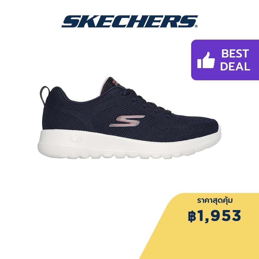 Skechers สเก็ตเชอร์ส รองเท้าผู้หญิง Women Online Exclusive GOwalk JoyShoes - 124640-NVPK Air-Cooled Goga Mat