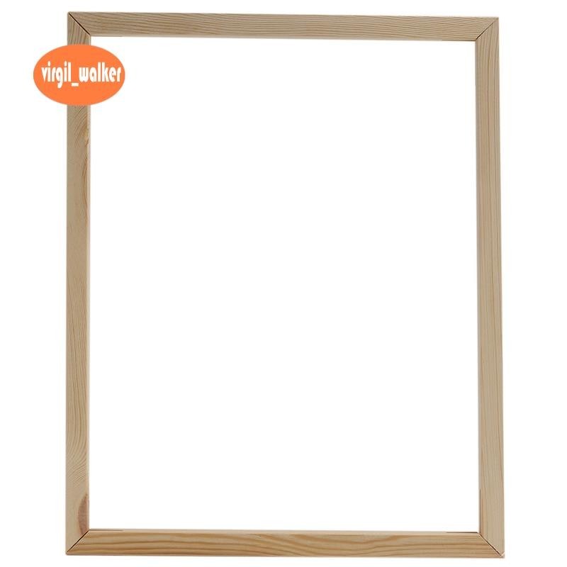 40x50 ซม.กรอบไม้ DIY กรอบรูปศิลปะเหมาะสําหรับตกแต่งบ้านภาพวาดภาพวาดภาพวาดดิจิตอล