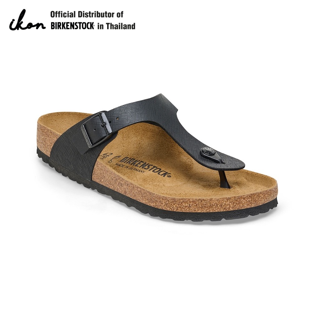 BIRKENSTOCK Gizeh BF Saffiano Black รองเท้าแตะ ผู้ชาย สีดำ รุ่น 1026436 (regular)