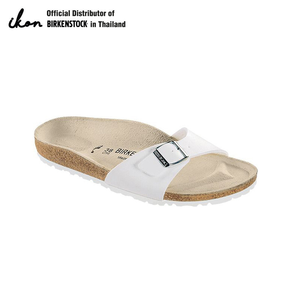 BIRKENSTOCK Madrid BF White รองเท้าแตะ Unisex สีขาว รุ่น 40731 (regular) – โปรปัง