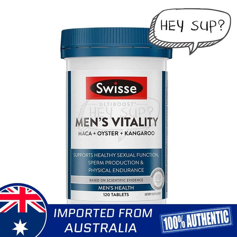 Swisse Ultiboost Men's Vitality (Maca + Oyster + Kangaroo) 120 Tablets