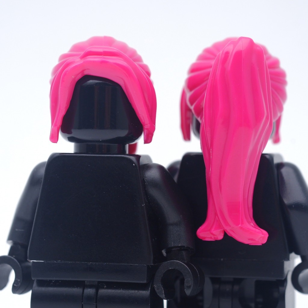 LEGO Magenta Ponytail Long Hair ผม
