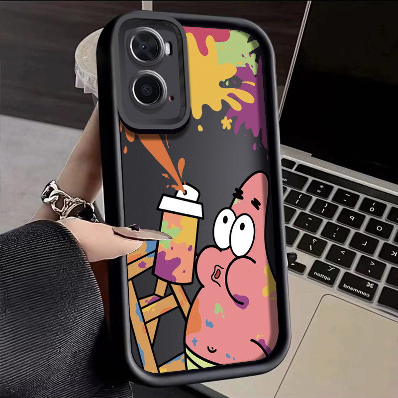 เคสสำหรับ OPPO A36 OPPO A76 OPPO A96 เคสการ์ตูนสพันชบ็อบสแควร์แพนท์เคสโทรศัพท์