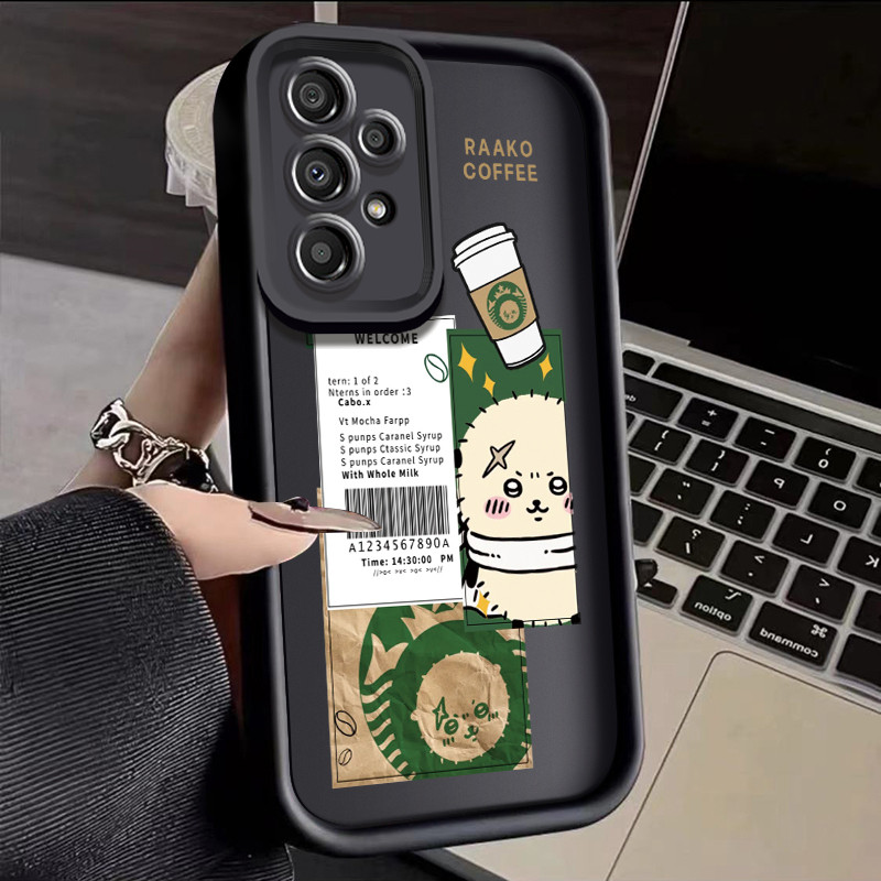 เคสสำหรับ Samsung Galaxy A33 5G A34 5G A53 5G A54 5G A23 A32 เคสโทรศัพท์ซิลิโคนใสลายแบรนด์ตามสมัยนิยมอินเทรนด์