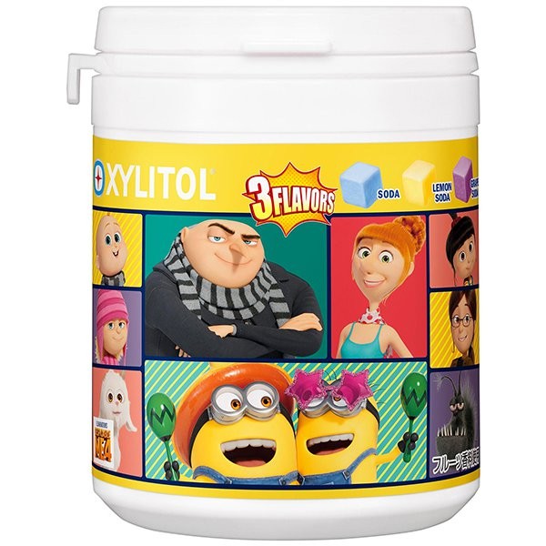 LOTTE Xylitol Gum ENJOY CUBE Assorted Bottles 114gAssorted Gum with 3 FlavorsThis assortment type g Assorted Gum with 3 FlavorsThis assortment type gu