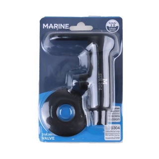MARINE วาล์วฝักบัว ด้ามโยก สแตนเลส 304 รุ่น M7803B EBONY สีดำ |ZWF|