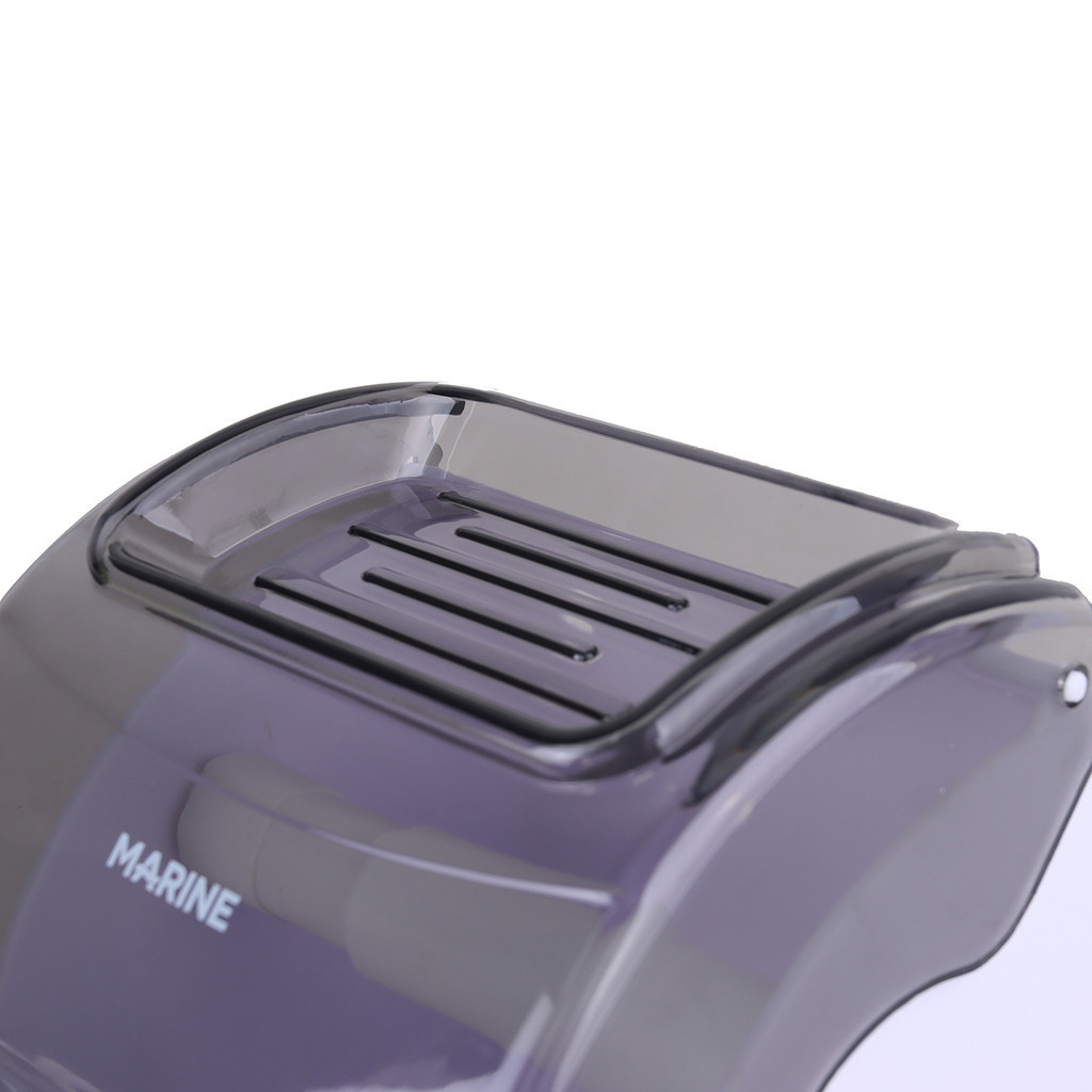 MARINE กล่องทิชชู่กลมม้วนเล็ก แบบฝาหน้า รุ่น 8101 สีเทา |ZWF| - รูปที่ 3